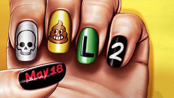 Deadpool 2 Movie Funny Nail Paint Poster Wallpaper