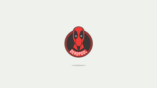Deadpool America Minimal Logo 4k Wallpaper