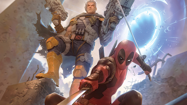 Deadpool And Cable 2020 Art Wallpaper