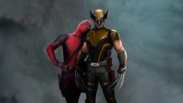 Deadpool And Wolverine Adventure Wallpaper