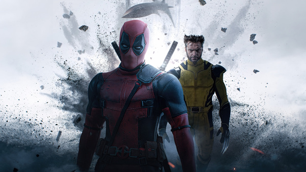 Deadpool And Wolverine Join Forces Wallpaper