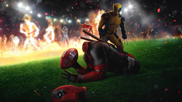 Deadpool And Wolverine Super Bowl Wallpaper
