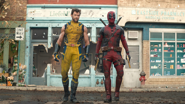 Deadpool And Wolverine Team Up Wallpaper