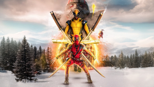 Deadpool And Wolverine The Reluctant Wallpaper