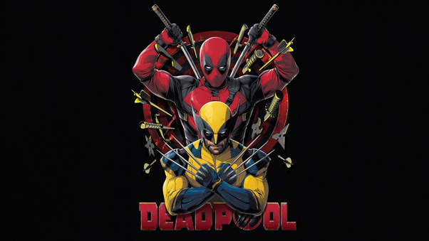 Deadpool And Wolverine Unstoppable Heroes Wallpaper