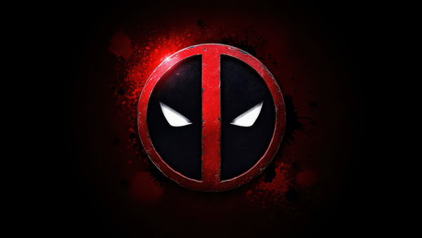 Deadpool Emblem Of Justice (1366x768) Resolution Wallpaper