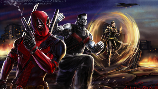 Deadpool X Force Team Wallpaper