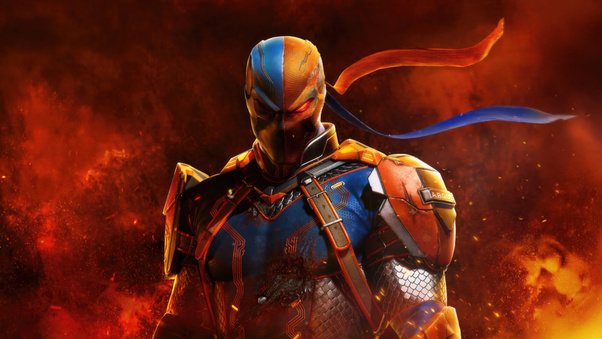 Deathstroke In Suicide Squad Kill The Justice League Season 4 Wallpaper