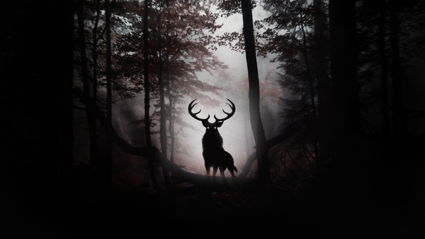 Deer Fantasy Artwork 4k Wallpaper