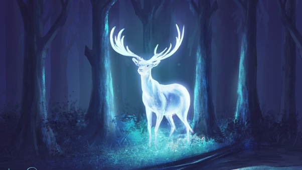 Deer Fantasy Artwork Wallpaper