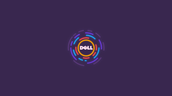 Dell Logo Minimalism Wallpaper