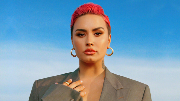 Demi Lovato Glamour Magazine March 2021 Wallpaper