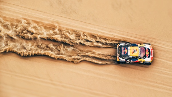 Desert Car Rallying Sand Wallpaper