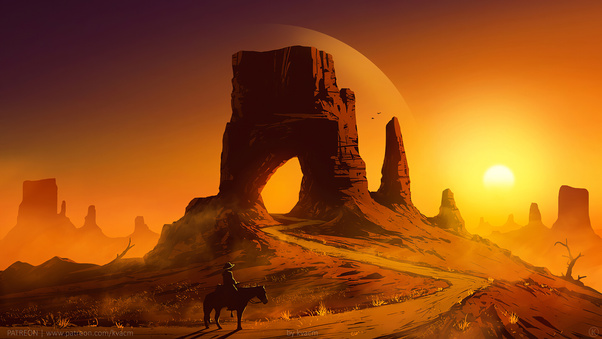 Desert Gate 4k Wallpaper