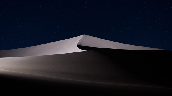 Desert Night MacOS Mojave 5k Wallpaper