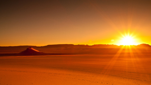 Desert Tassili Sunrise Algeria 5k Wallpaper