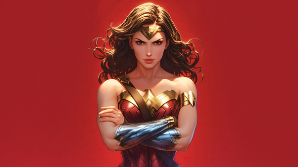 Determined Wonder Woman Wallpaper
