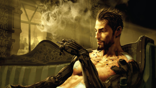 Deus Ex Manking Divided Smoking And Chill 5k Wallpaper