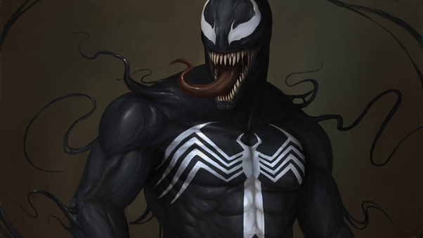 Digital Art Of Venom Wallpaper