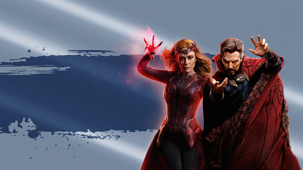 Doctor Strange And Wanda Vision In The Multiverse Of Madness 4k Wallpaper