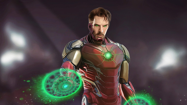 Doctor Strange As Ironman Wallpaper