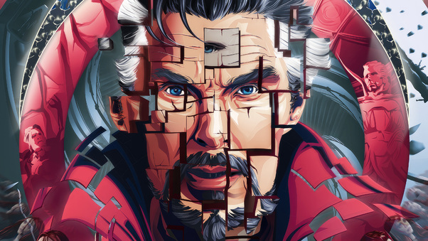 Doctor Strange In The Multiverse Of Madness Poster Artwork Wallpaper