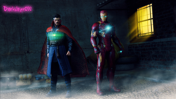 Doctor Strange Iron Man Wallpaper