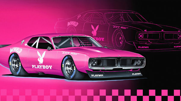 Dodge 74 Charger Playboy Wallpaper