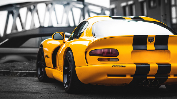 Dodge Viper Rear Wallpaper