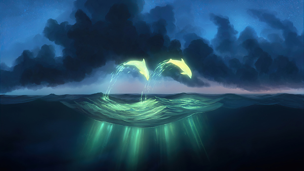 Dolphins Heralds Of The Sea Wallpaper