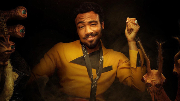 Donald Glover As Lando In Solo A Star Wars Story 2018 Movie Wallpaper