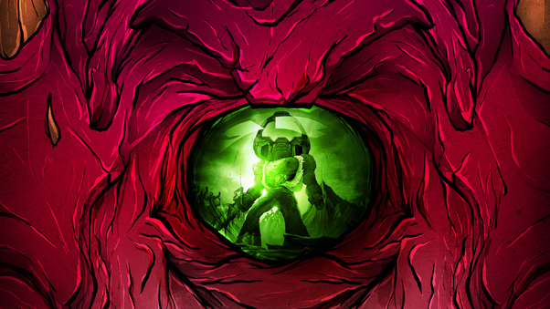 Doom Eternal SlayerClub Starship Doomers 5k Wallpaper