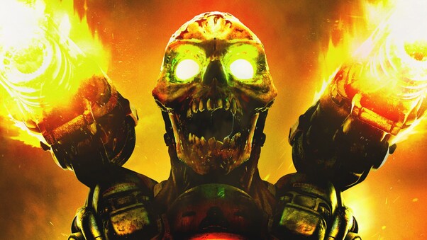 Doom Game Skull Wallpaper