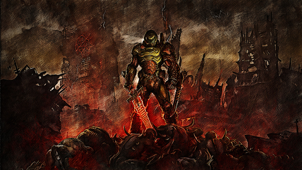 Doom Slayer Wallpaper