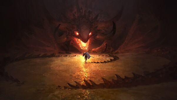Dragon Knight Fire Wallpaper
