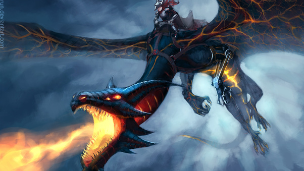Dragon Rider Wallpaper