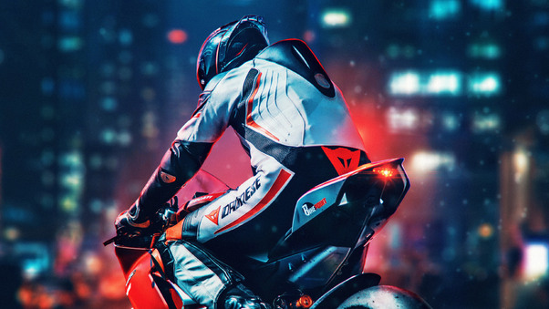Ducati Rider 4k Wallpaper