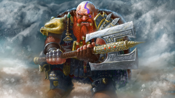 Dwarf With His Metal Hammer Wallpaper