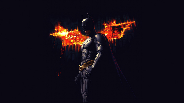 Dynamic Batman Logo Wallpaper