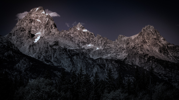 Early Hours In Grand Teton National Park Wallpaper