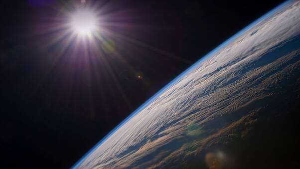 Earth View From The International Space Station Wallpaper