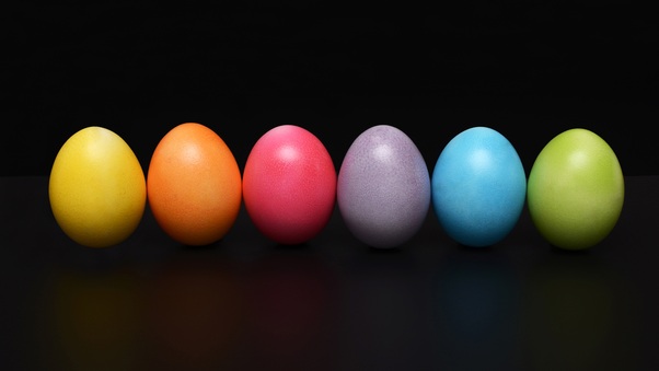 Easter Eggs Colorful Wallpaper