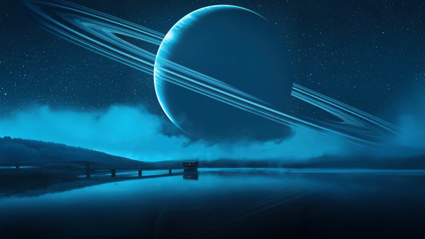 Echoes Of The Blue Planet (1336x768) Resolution Wallpaper
