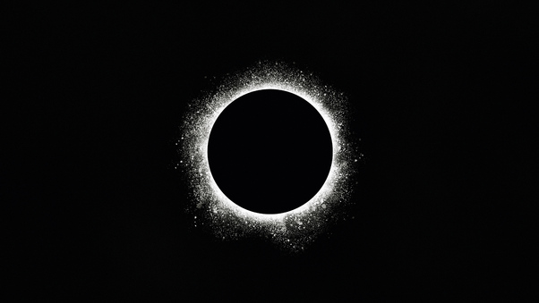 Eclipse Abstract 5k Wallpaper