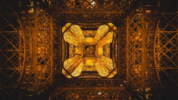 Eiffel Tower Paris France Abstract 5k Wallpaper