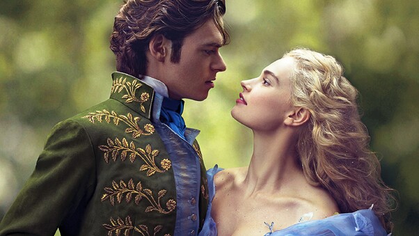Ella And The Prince In Cinderella Wallpaper