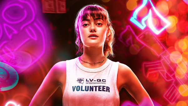 Ella Purnell As Kaye Ward In Army Of The Dead Character Poster 5k Wallpaper