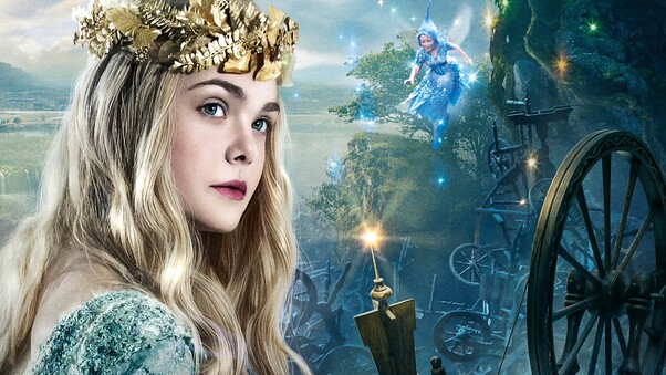 Elle Fanning As Princess Aurora Wallpaper