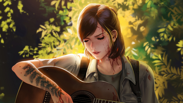 Ellie The Last Of Us Artwork 4k Wallpaper