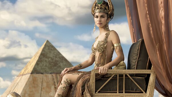 Elodie Yung As Hathor Gods Of Egypt Wallpaper